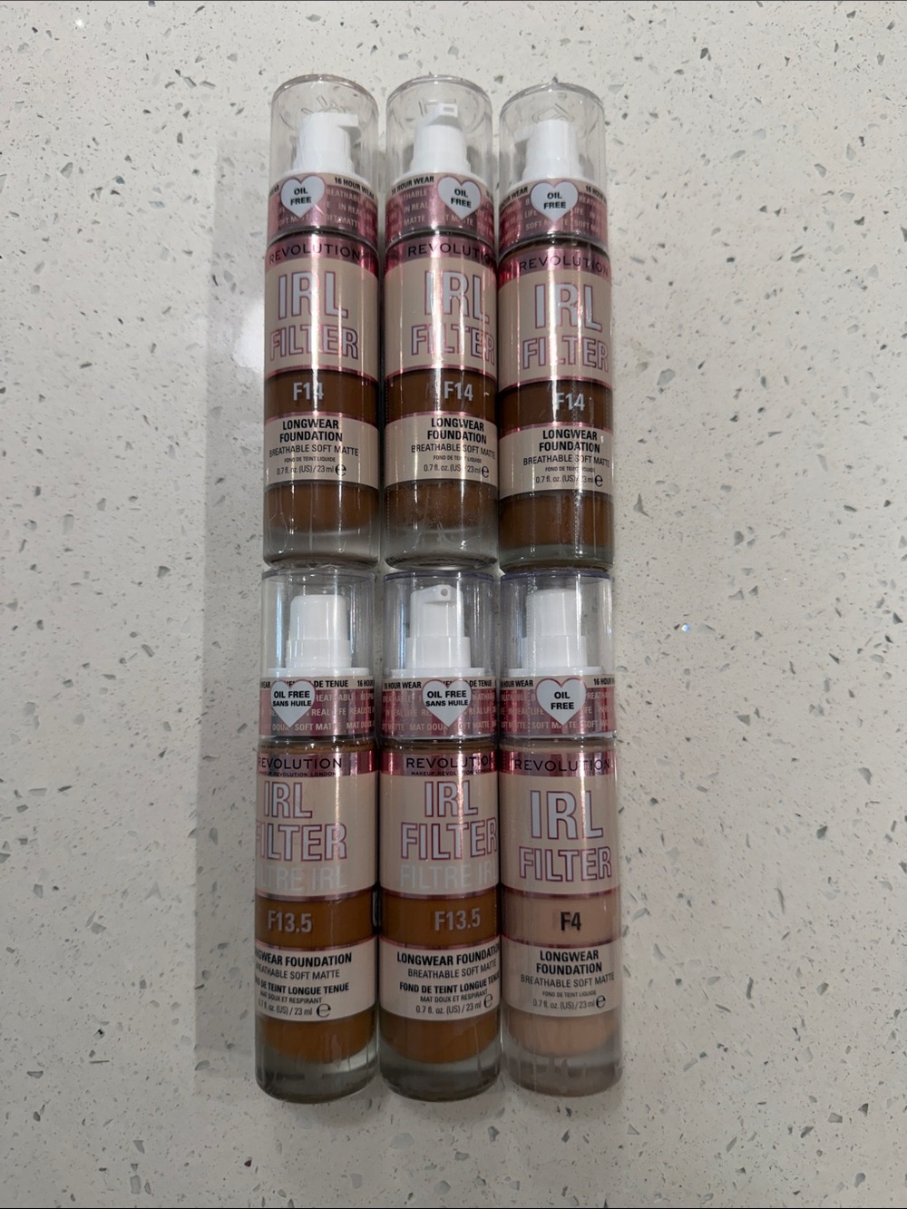 Revolution IRL Filter Longwear Foundation - F4, F13.5, F14 (Assorted Shades)
